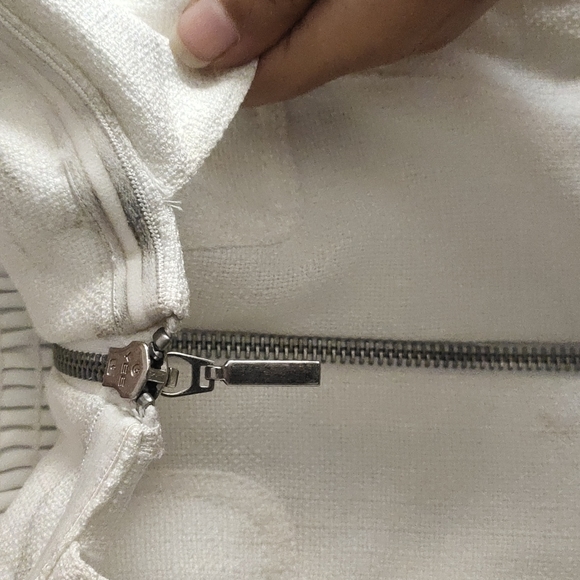 (khadi fabric) Front zip bodycon dress - Picture 7 of 9